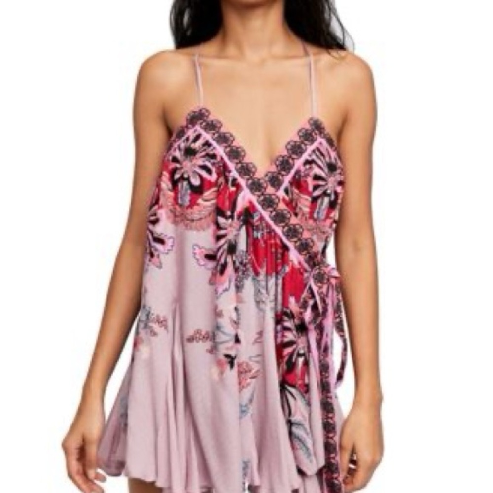 Free People Magic Garden Slip Dress M - Picture 6 of 6